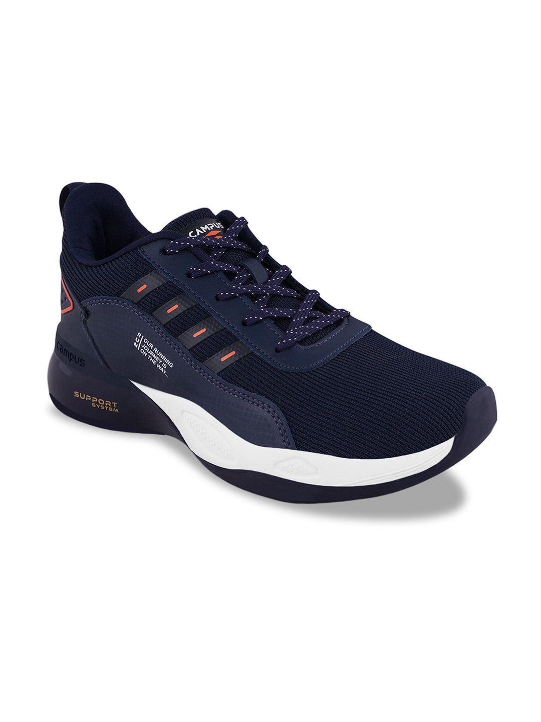 Buy Campus Men Navy Blue Mesh Running Shoes - Sports Shoes for Men ...