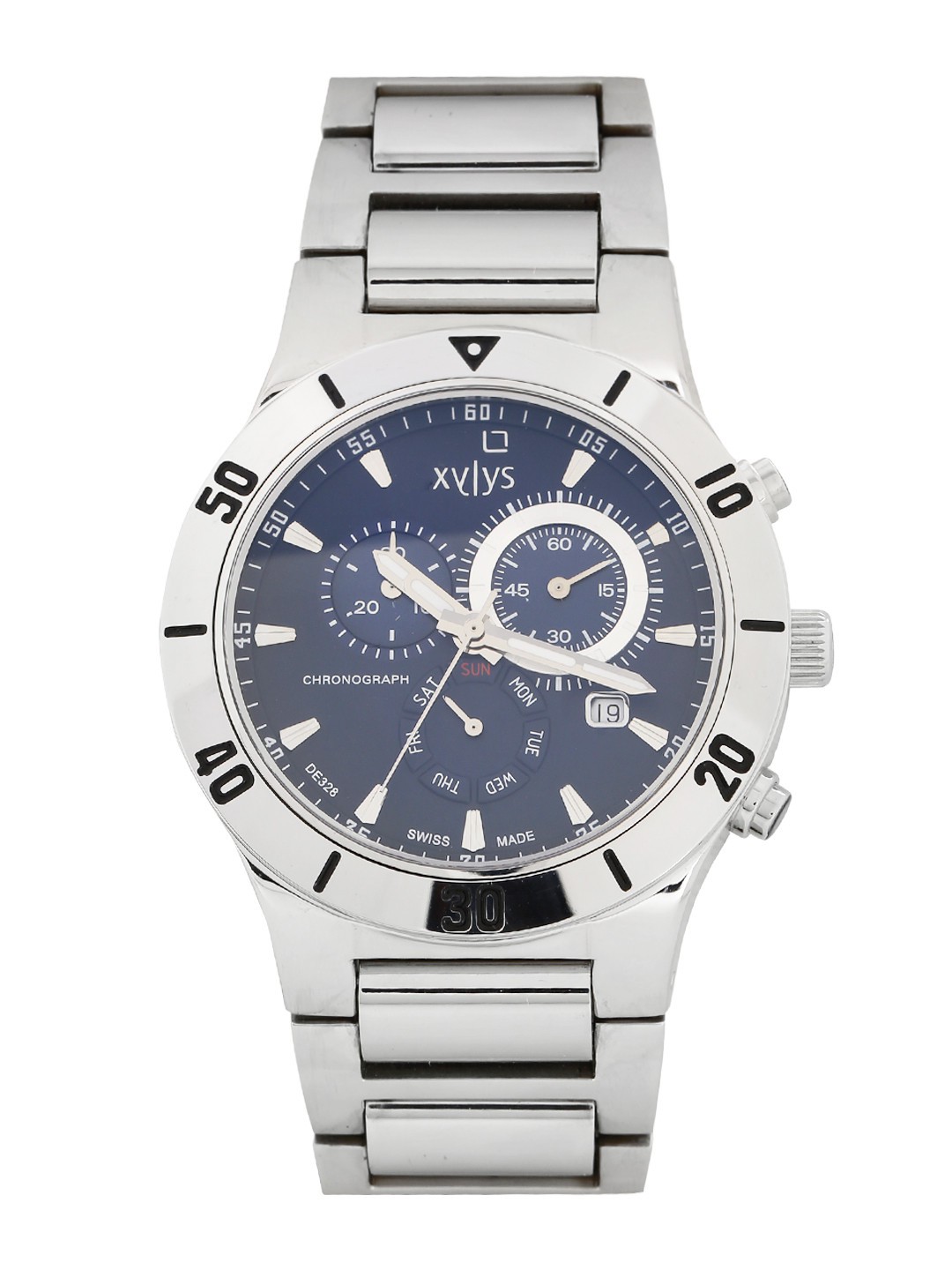 Buy Xylys Men Blue Dial Chronograph Watch NF9295SM01 Watches for Men