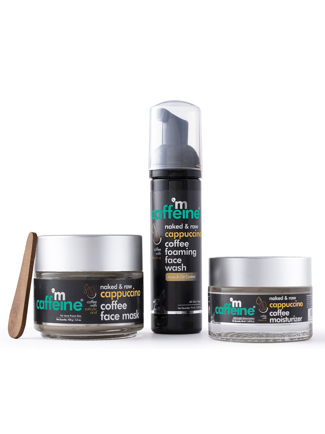 Buy MCaffeine Sustainable Acne Control Kit Cappuccino Coffee Routine