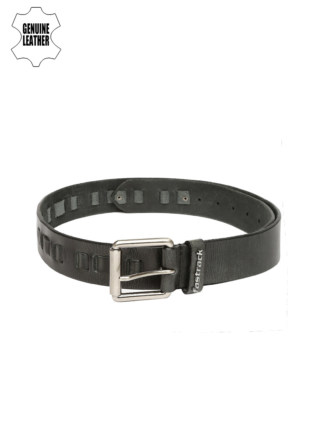 fastrack leather belt
