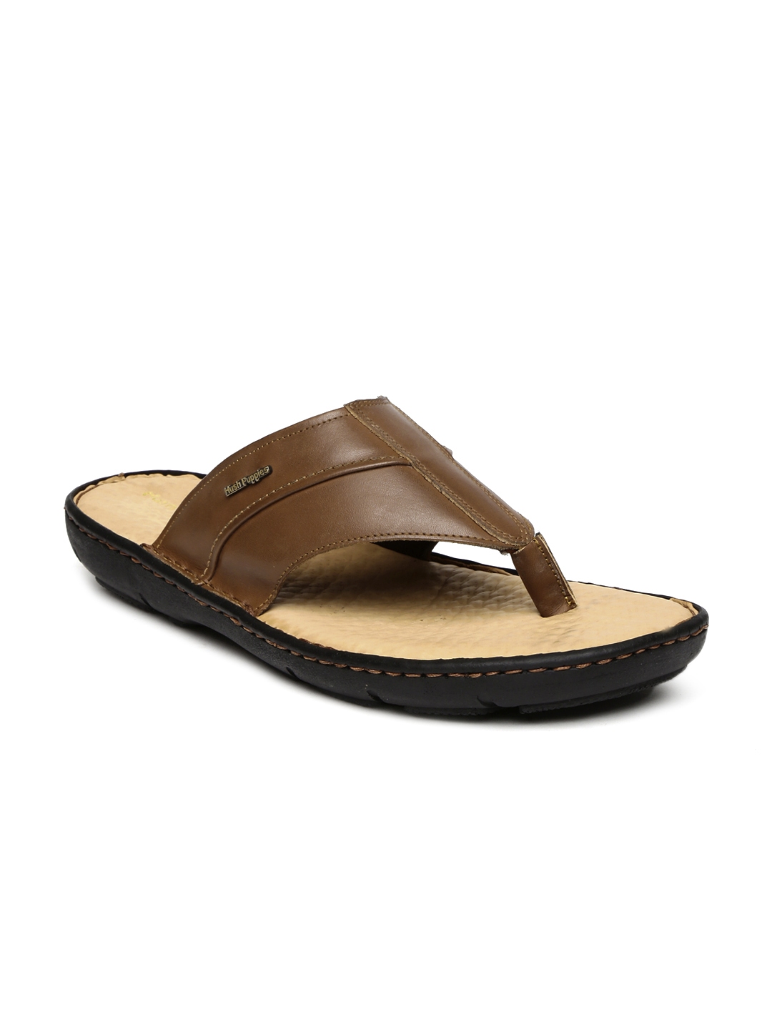 hush puppies mens leather sandals