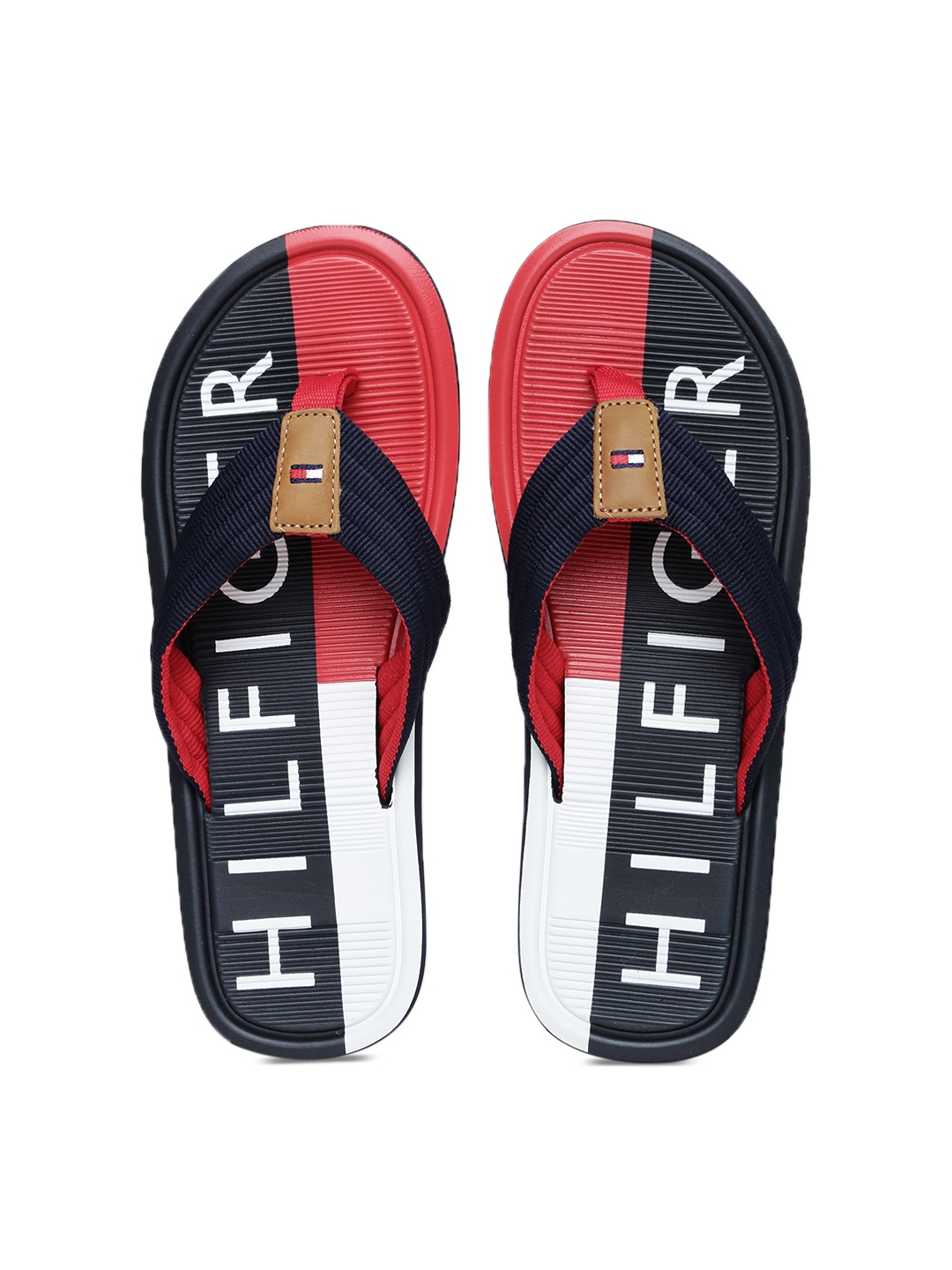 hilfiger flip flops mens