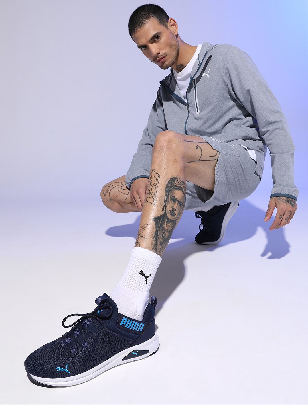 Buy Puma Men Navy Blue Zeta Long Distance Running Shoes Sports Shoes