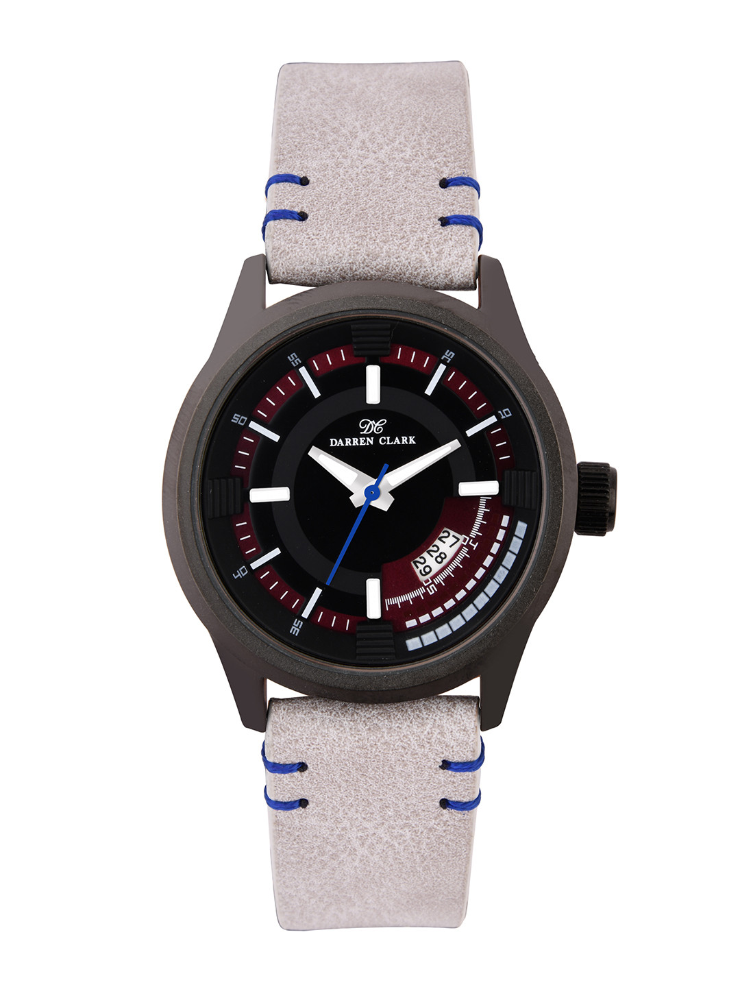 Buy DARREN CLARK Men Black Analogue Watch 11017 NLD 44 Watches for