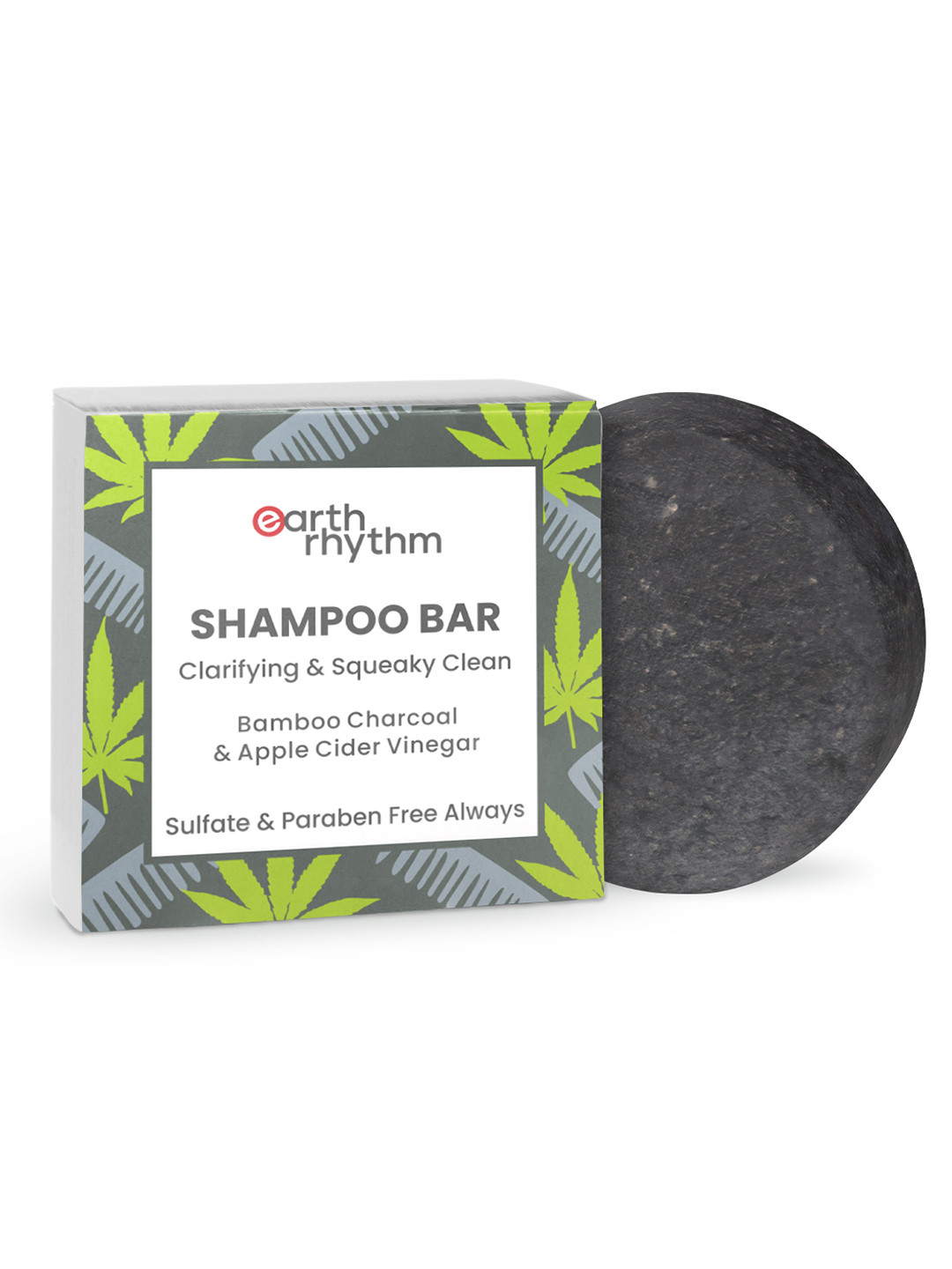 Buy Earth Rhythm HEMP & CHARCOAL SHAMPOO BAR 80g Shampoo for Unisex