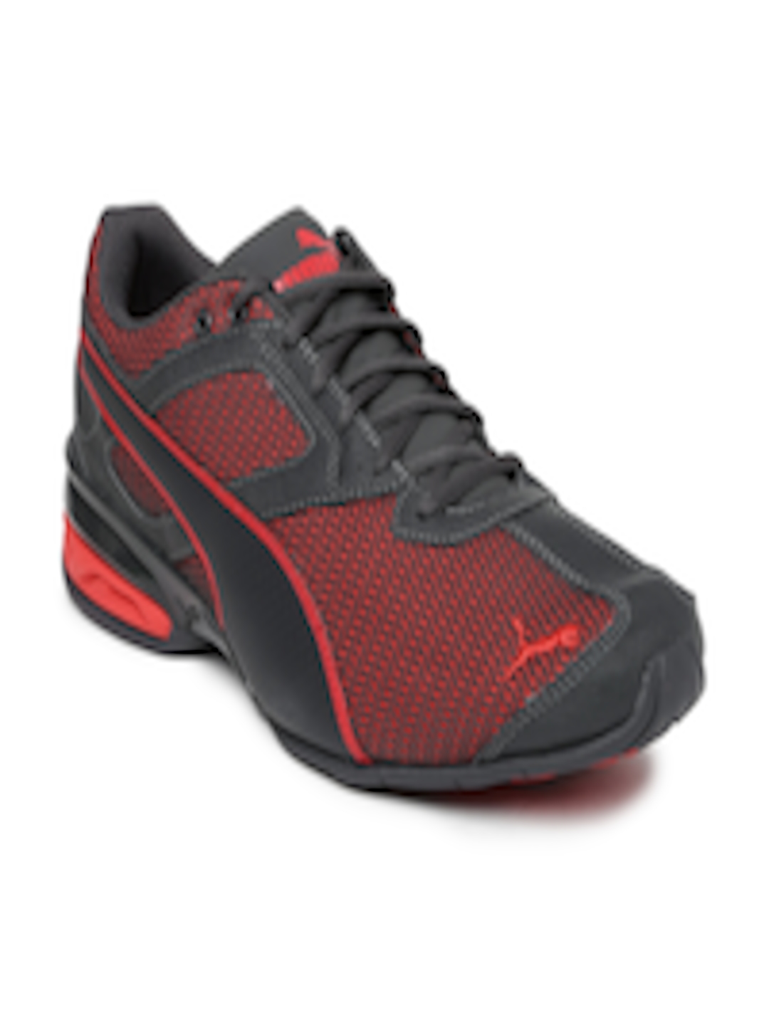Buy PUMA Men Grey & Red Tazon 6 Running Shoes - Sports Shoes for Men ...