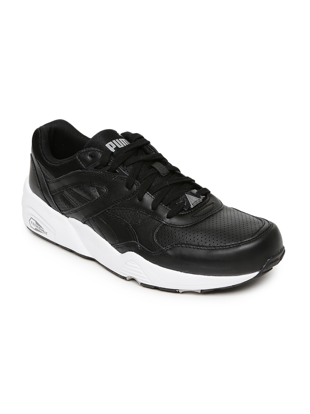 puma perforated leather sneakers