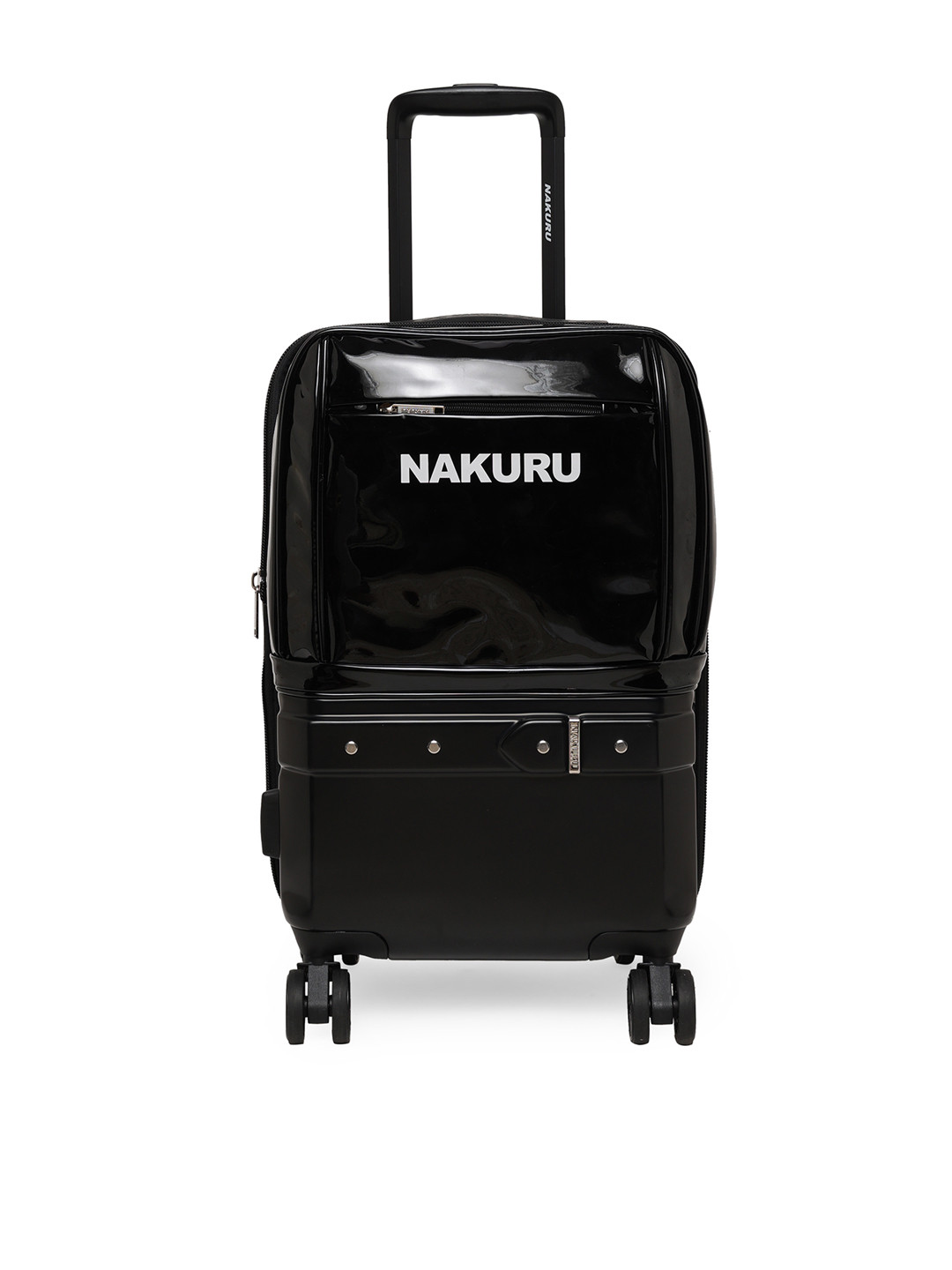 Buy NAKURU 2172 Range Black Color Soft Cabin Luggage Trolley Bag for Unisex 14514100 Myntra