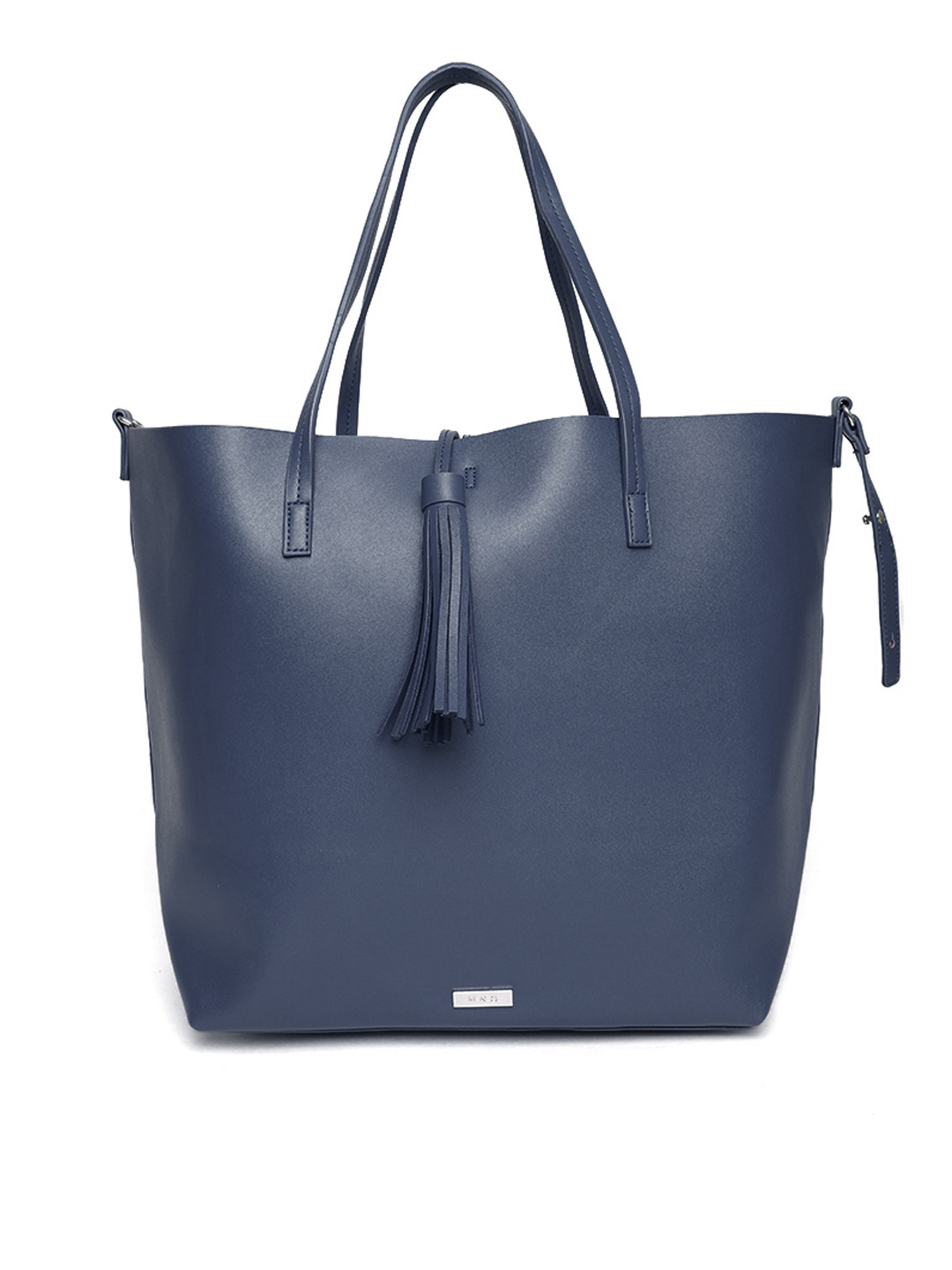 Buy MANGO Navy Shoulder Bag With Pouch Handbags for Women 1452307