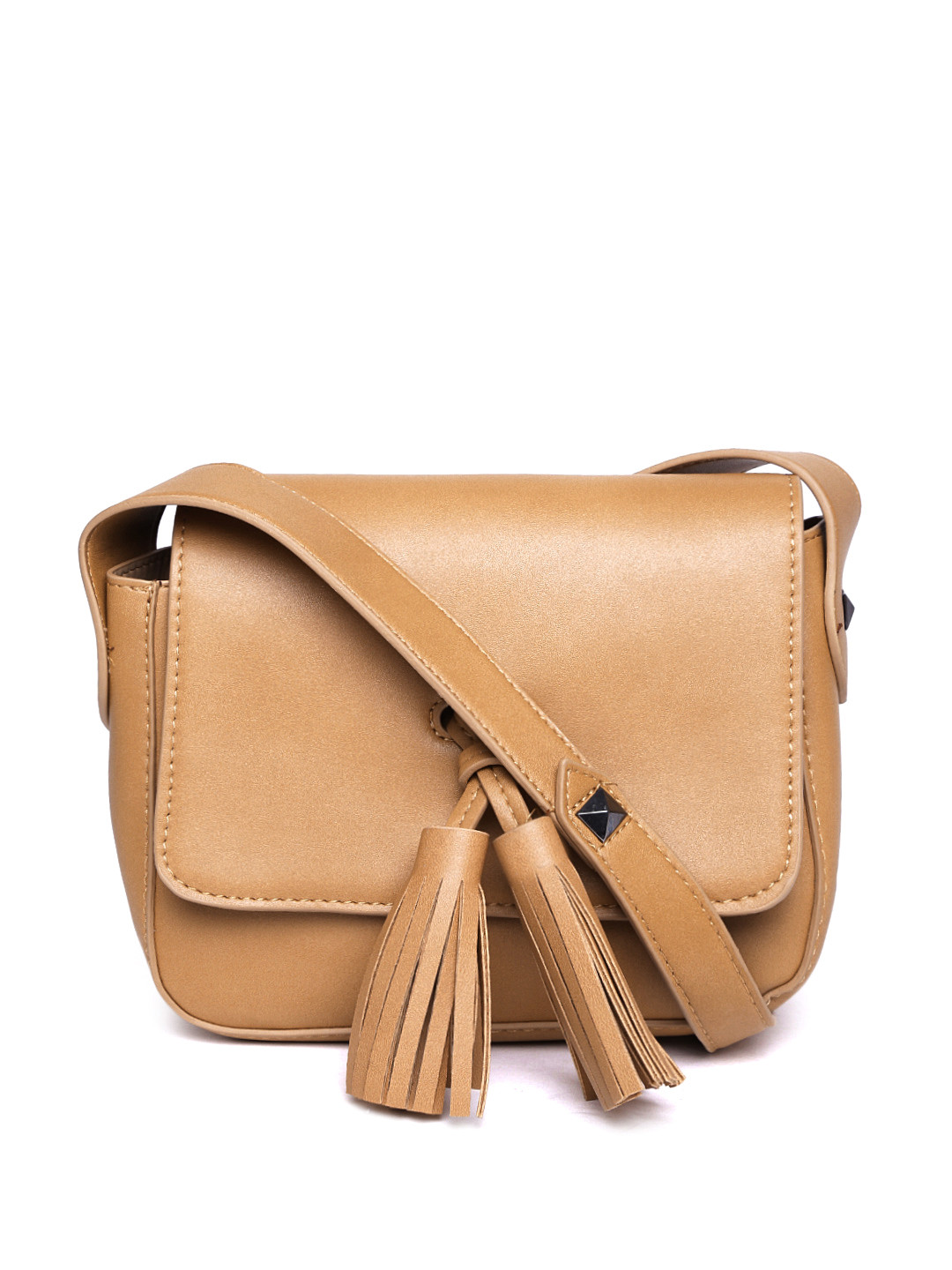 Buy MANGO Brown Sling Bag Handbags for Women 1452340 Myntra