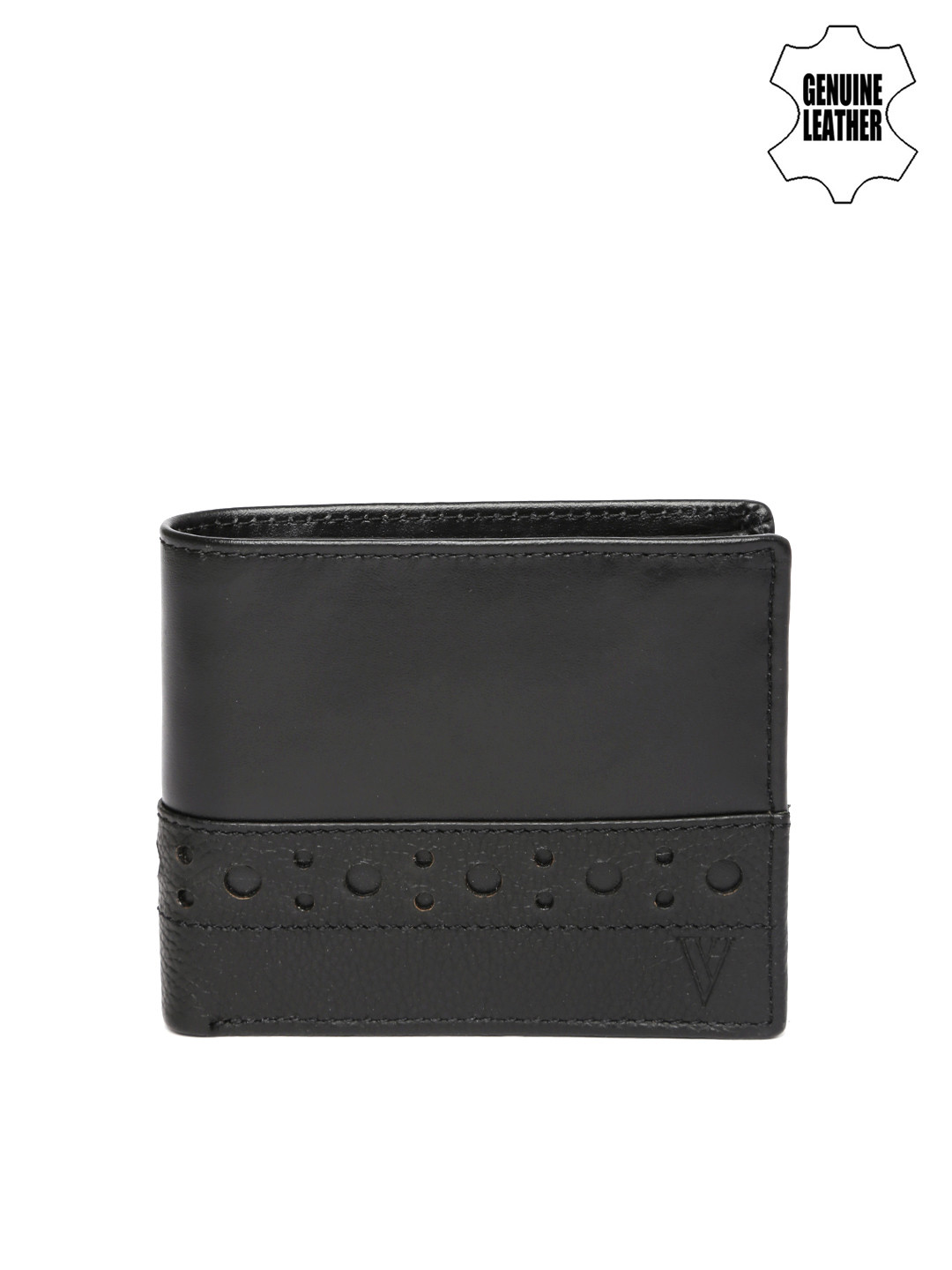Buy Van Heusen Men Black Genuine Leather Wallet Wallets for Men