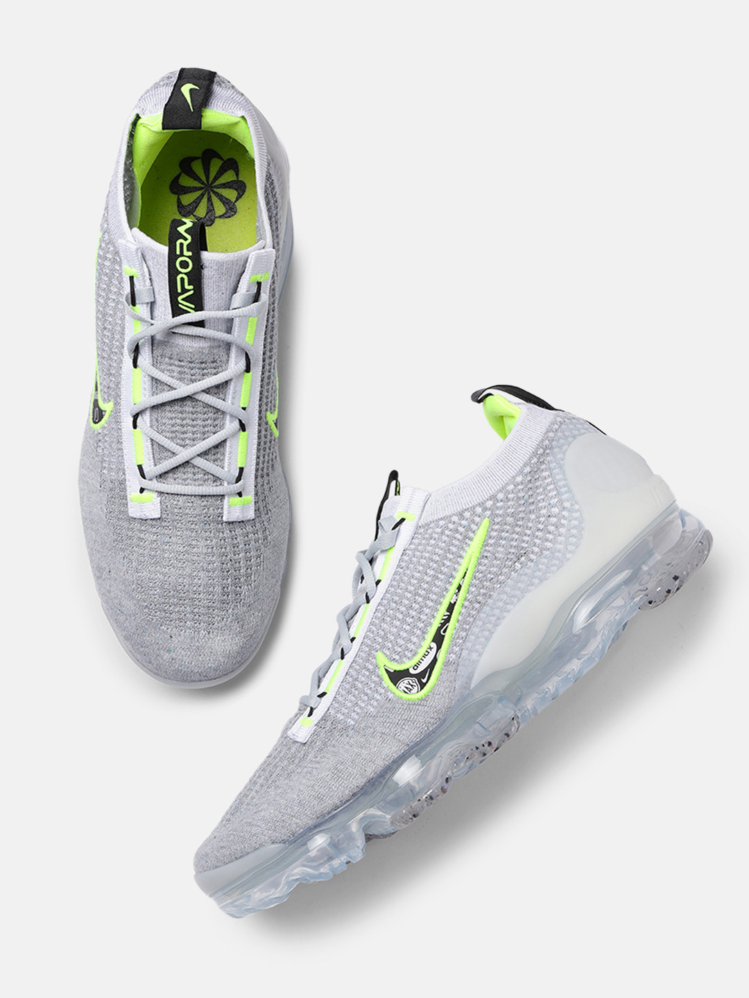 Buy Nike Men Grey Sustainable AIR VAPORMAX Sneakers Casual Shoes for