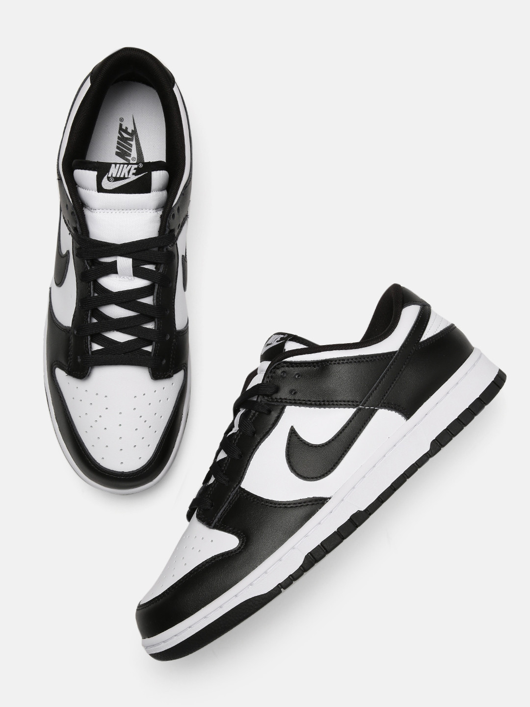 mens nike black and white