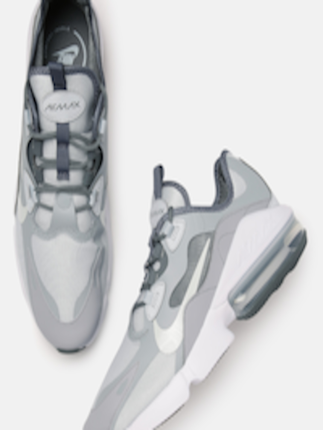 Buy Nike Men Grey AIR MAX INFINITY 2 Colourblocked Sneakers - Casual ...
