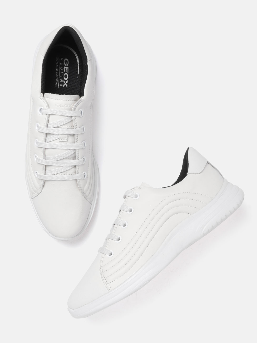 geox white sneakers