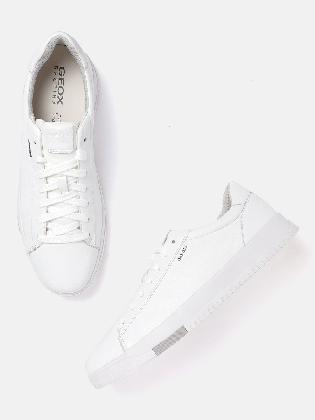 geox white sneakers