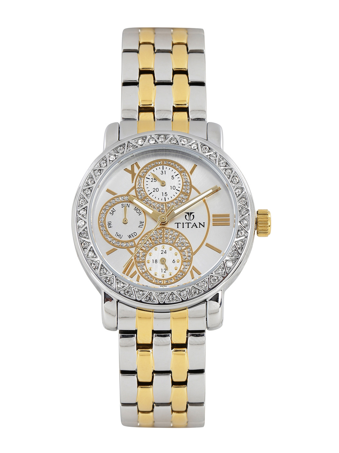 Buy Titan Women Silver Toned Dial Watch NF9743BM01A Watches for Women