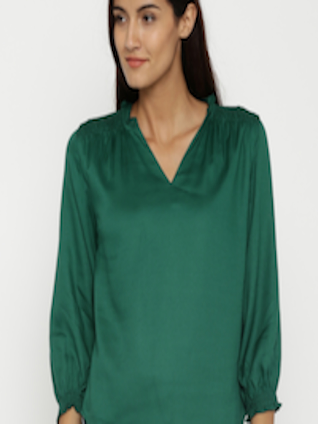 Buy Van Heusen Woman Green Top - Tops for Women 1459718 | Myntra