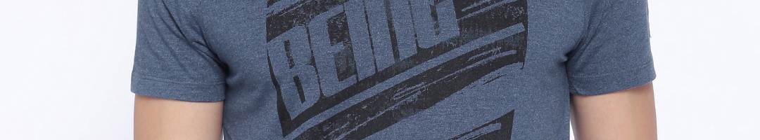 Buy Being Human Men Blue Printed T Shirt - Tshirts for Men 1460120 | Myntra