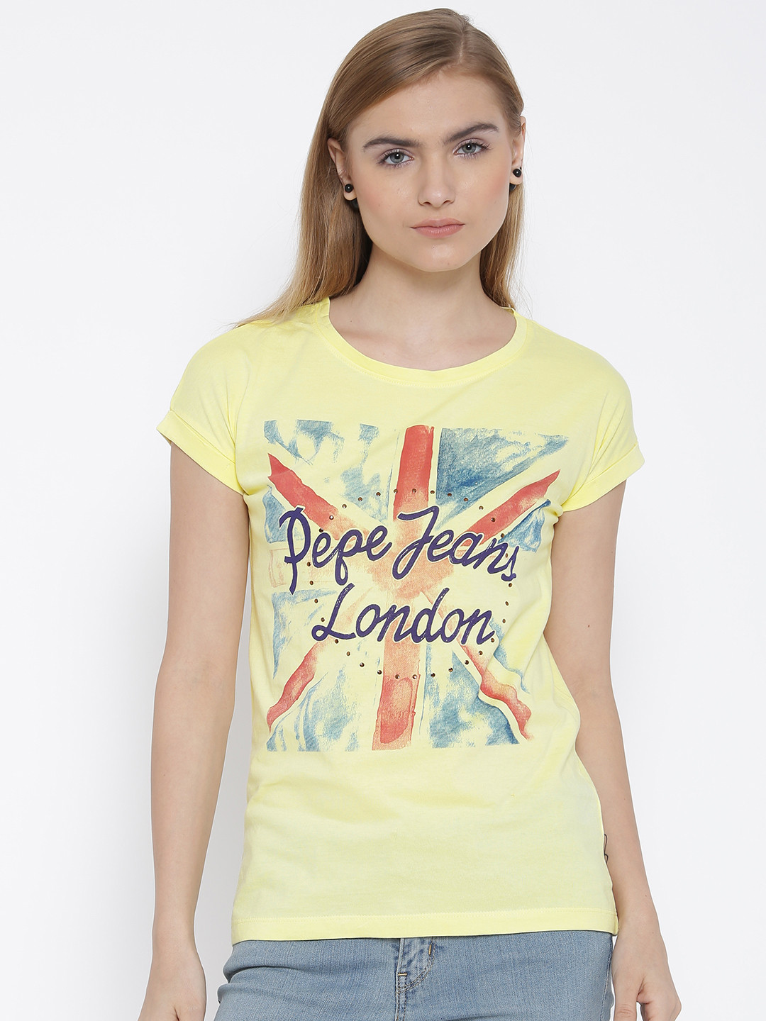 Pepe Jeans Black Cotton Women T-Shirt main image 1