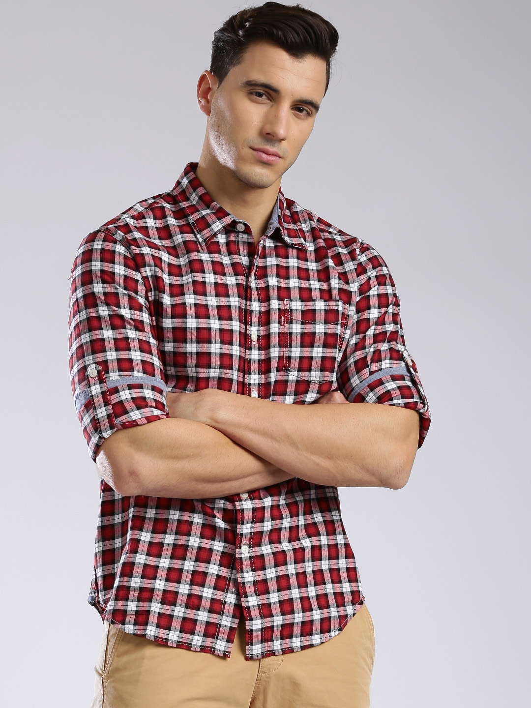 levi's checkered shirt