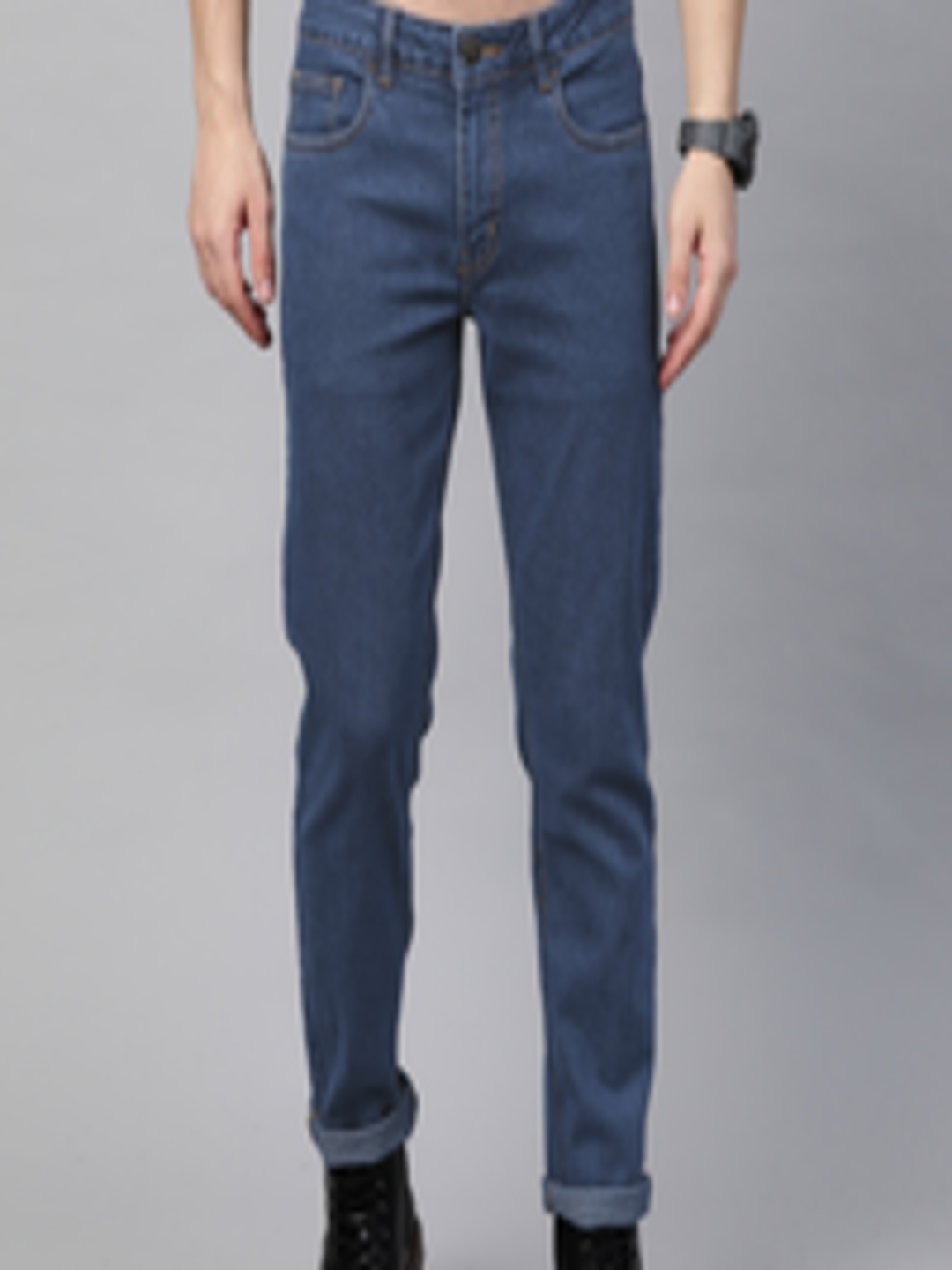 Buy Roadster Men Blue Mid Rise Stretchable Jeans - Jeans for Men ...