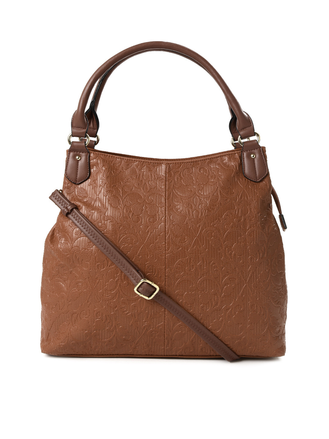 Buy DressBerry Brown Textured Handbag Handbags for Women 1462364 Myntra