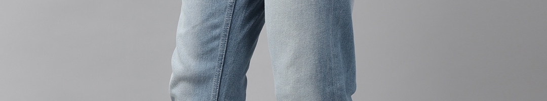 Buy Roadster Men Blue Light Fade Stretchable Jeans - Jeans for Men ...