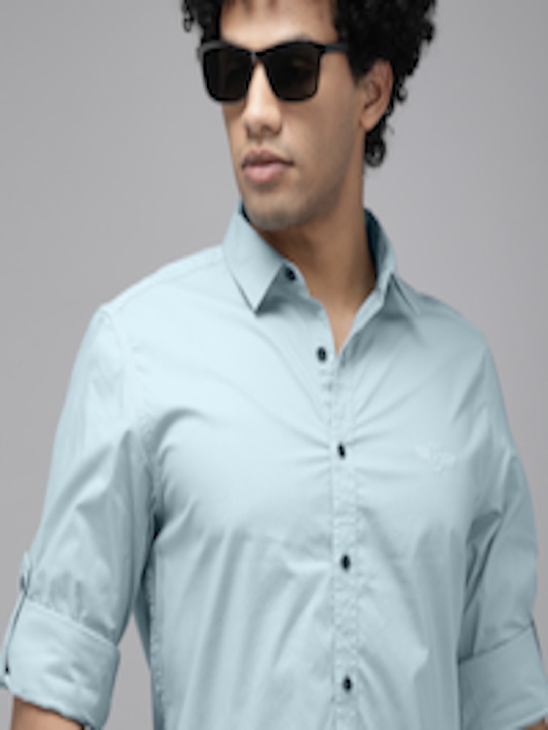 Buy Roadster Men Arona Slim Fit Opaque Formal Shirt - Shirts for Men ...