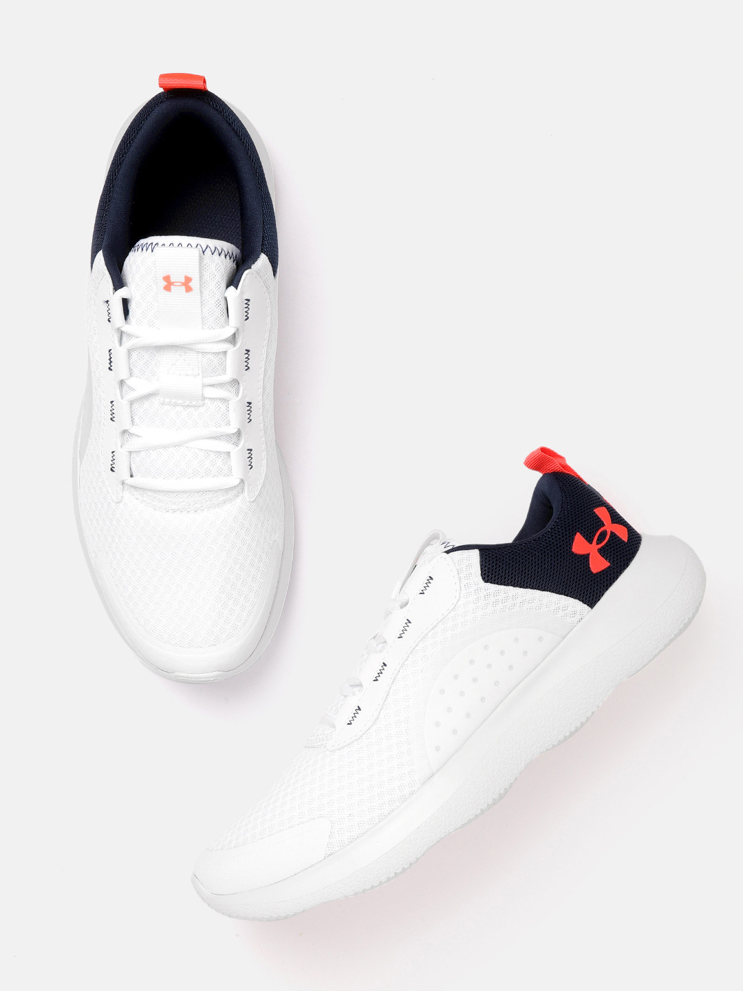 Buy UNDER ARMOUR Men White Victory Woven Design Sneakers Casual Shoes