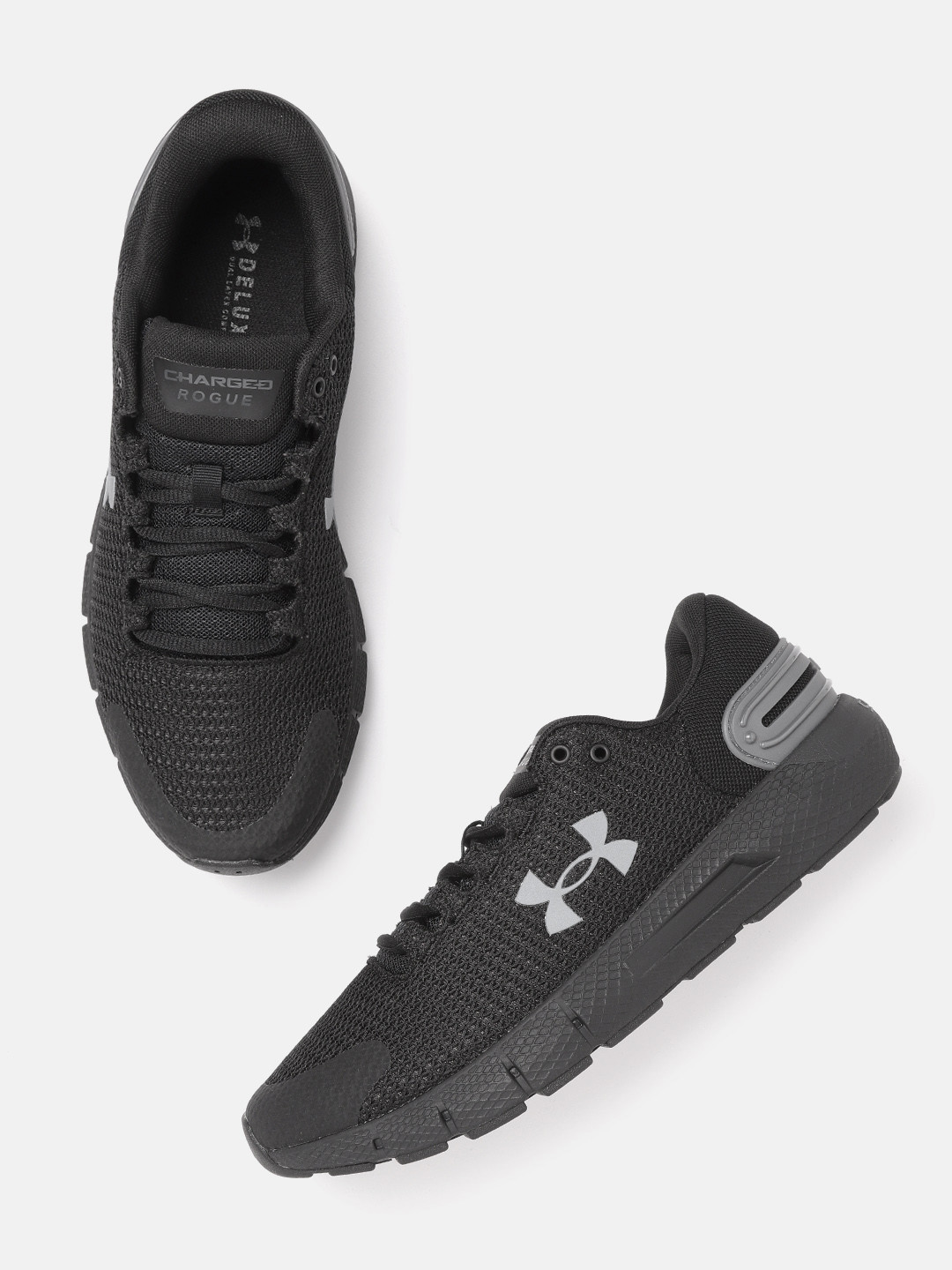 Buy UNDER ARMOUR Men Black Charged Rogue 2.5 Reflect Running Shoes Sports Shoes for Men