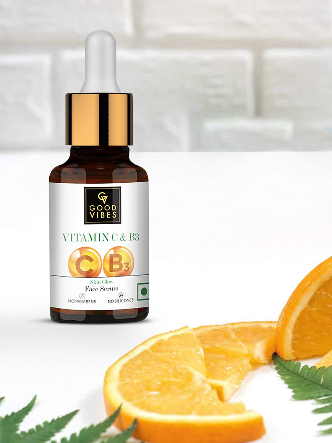 Buy Good Vibes Vitamin C & B3 Skin Glow Face Serum 10ml Serum And Gel