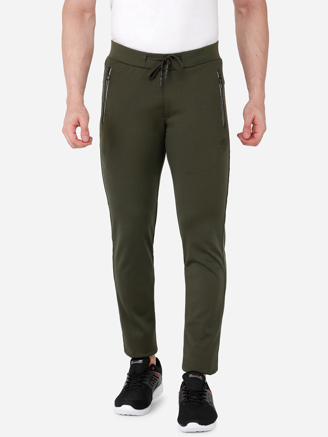 Buy Beevee Men Olive Green Track Pants Track Pants for Men 14664770