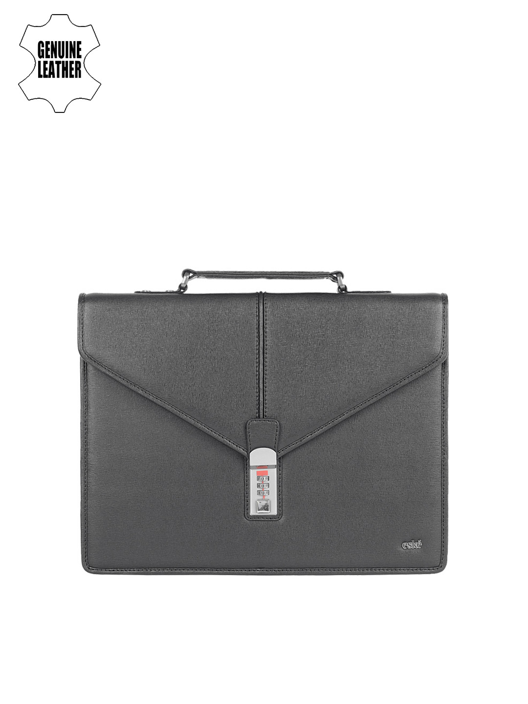 Buy Eske Men Black Genuine Leather Laptop Bag Laptop Bag for Men