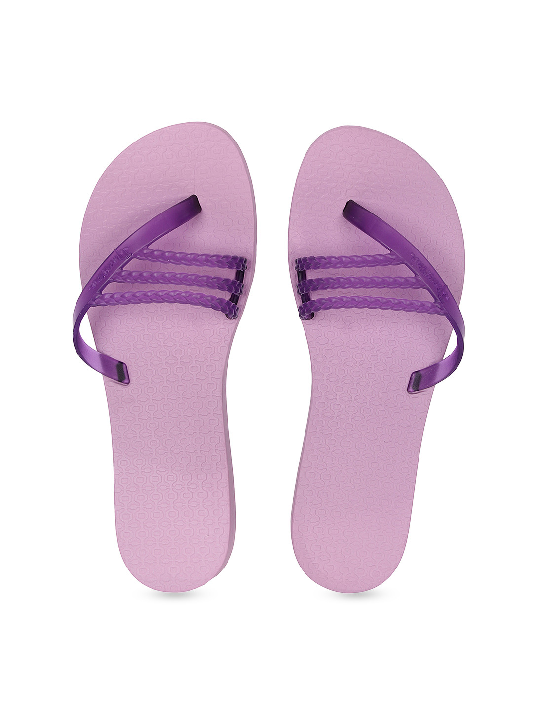 Buy IPanema Women Purple Textured Flip Flops Flip Flops for Women
