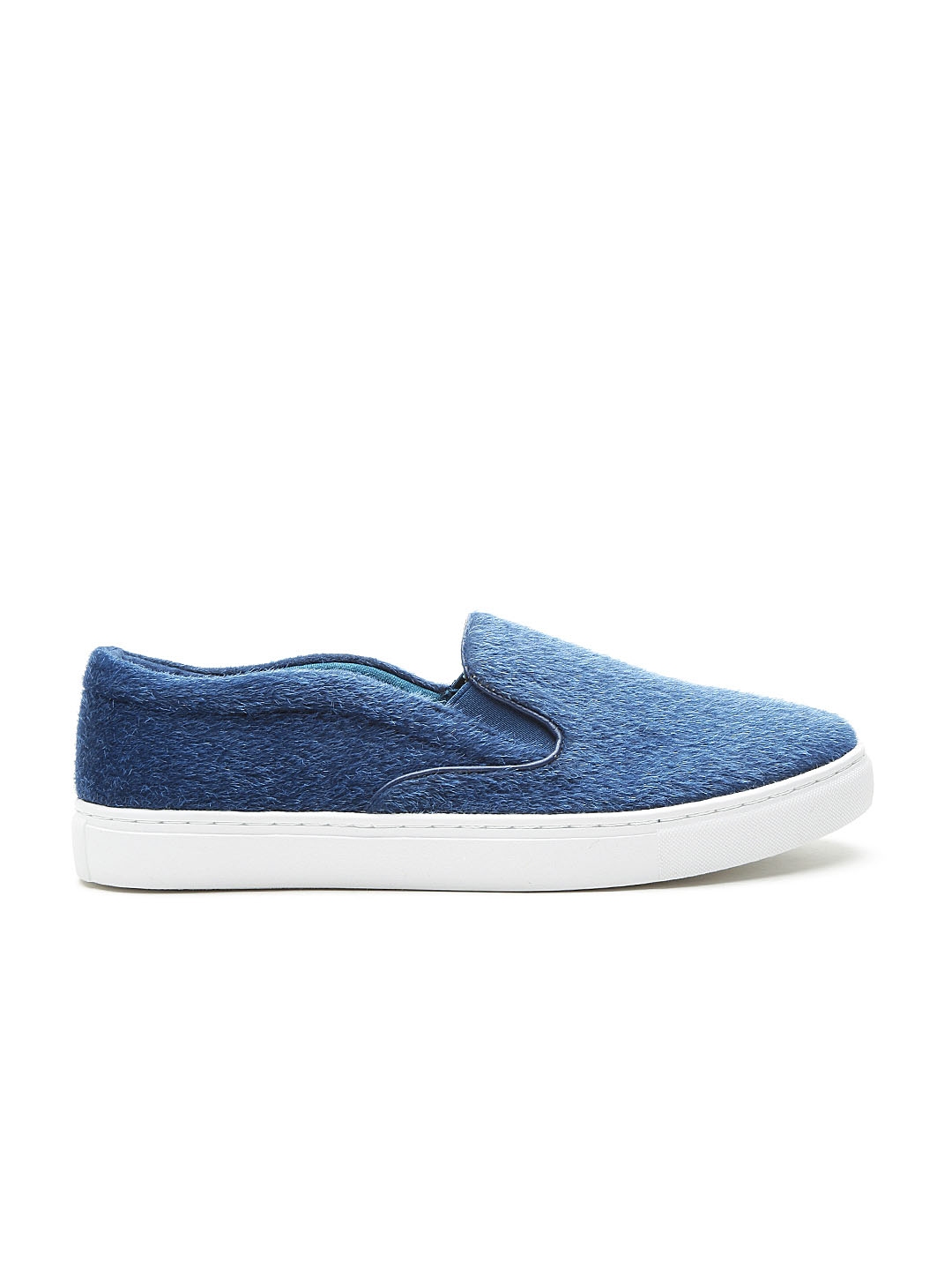 Buy Qupid Women Teal Blue Solid Regular Slip Ons - Casual Shoes for ...