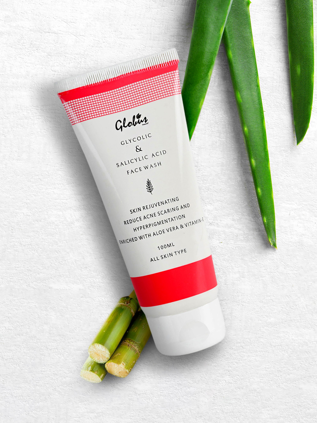 Buy Globus Naturals Glycolic & Salicylic Acid Pimple Clear Face Wash