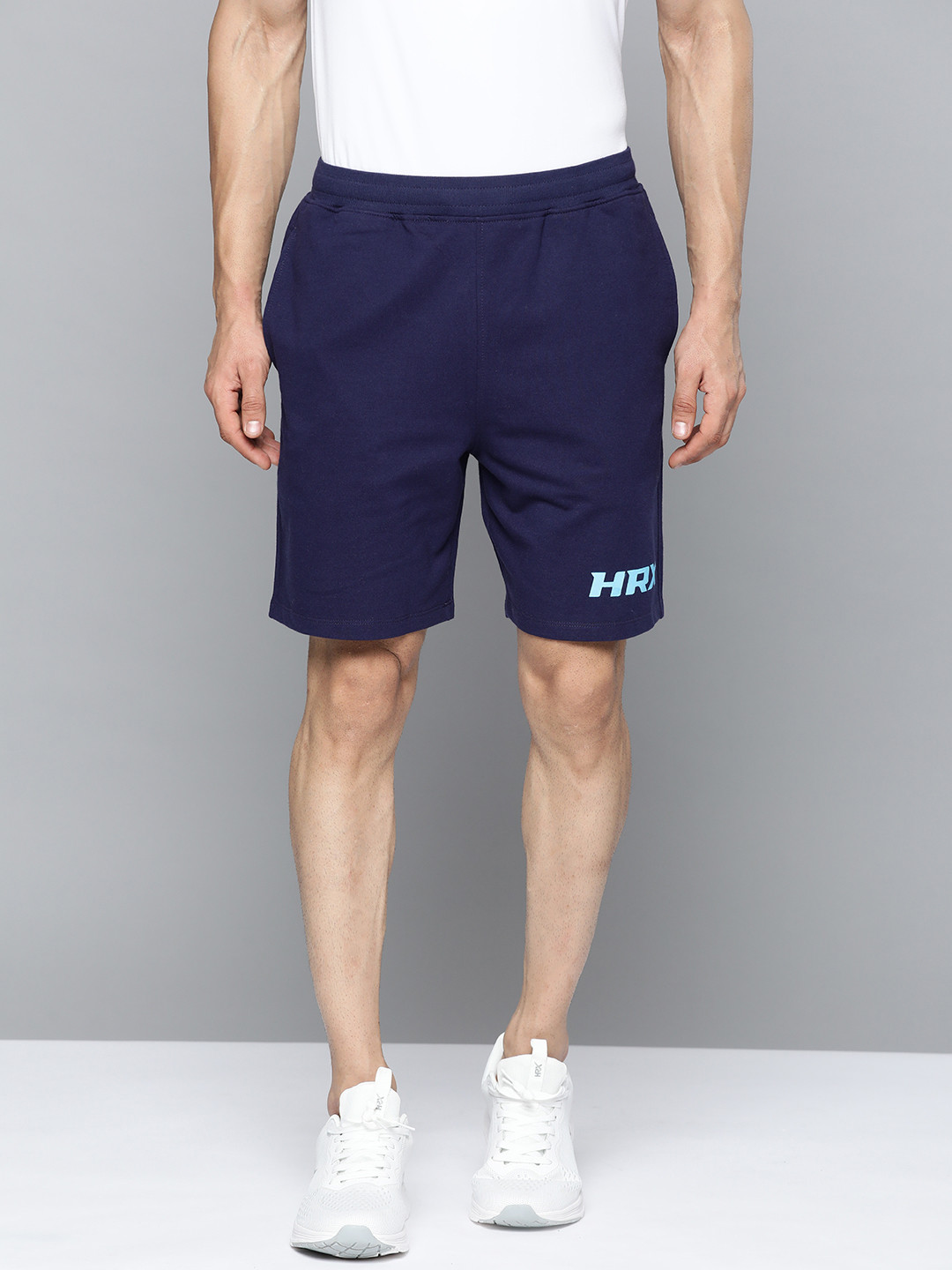 Buy HRX By Hrithik Roshan Men Medieval Blue Bio Wash Solid Lifestyle