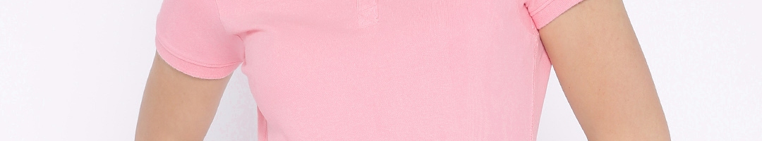 Buy U.S. Polo Assn. Women Pink Polo T Shirt - Tshirts for Women 1472407 ...