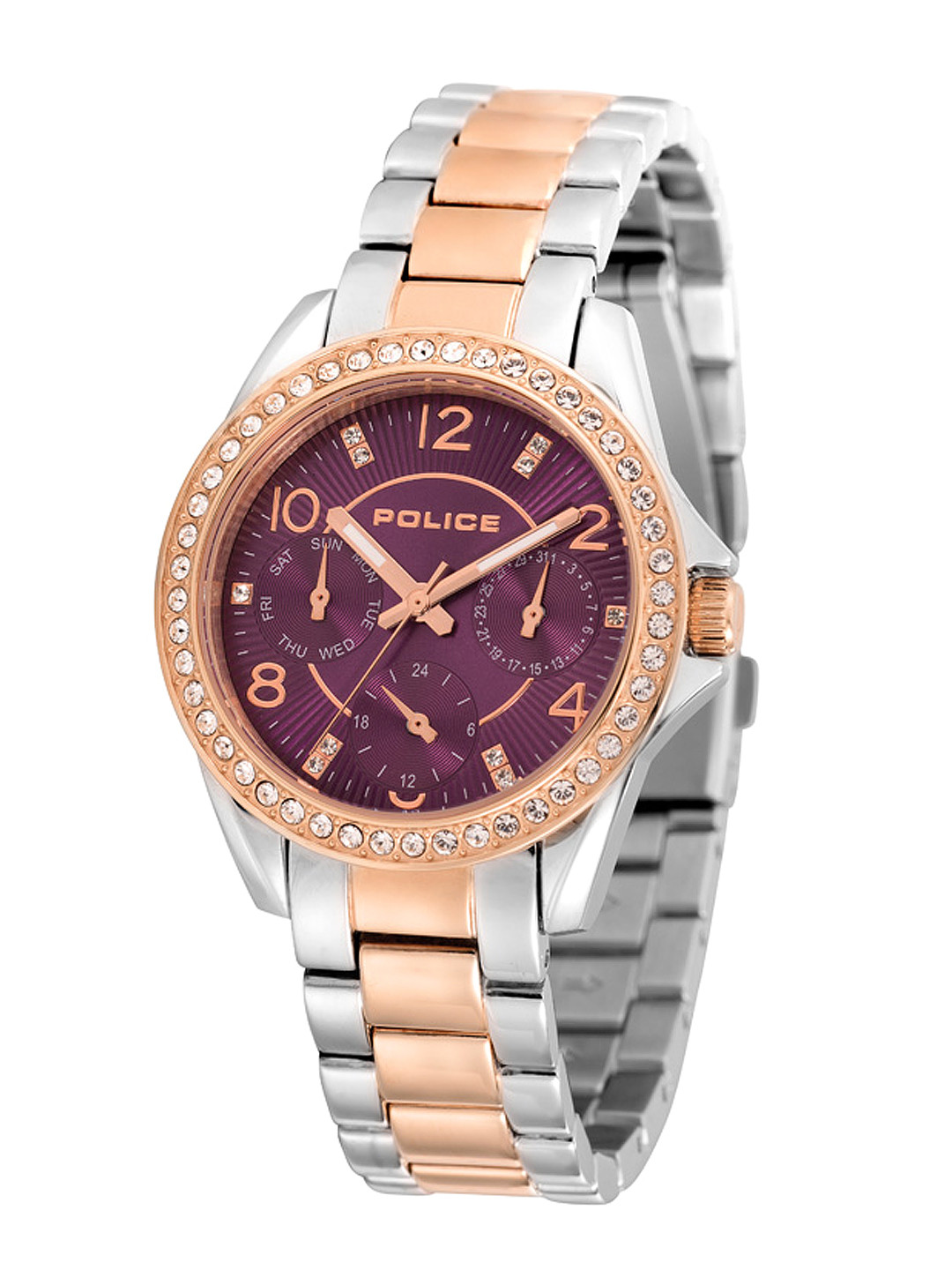 Buy Police Women Purple Chronograph Dial Watch PL14627BSTR15MJ