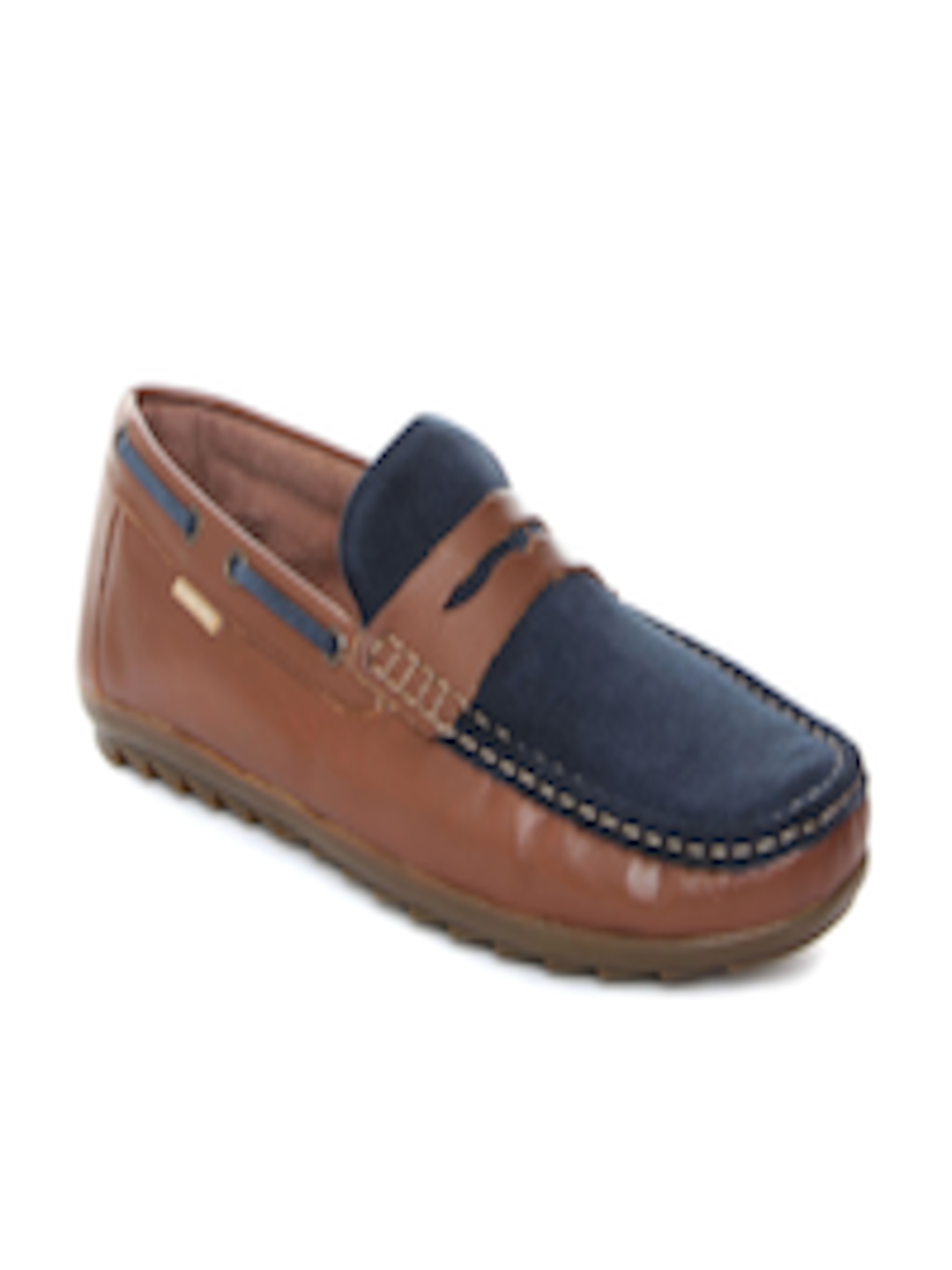 Buy U.S. Polo Assn. Men Brown Sean Colourblocked Loafers - Casual Shoes ...