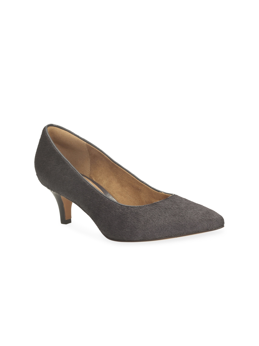 clarks gray pumps