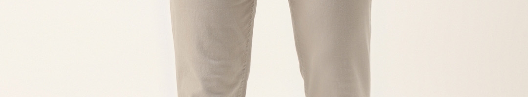 Buy Koton Men Beige Slim Fit Trousers - Trousers for Men 14744860 | Myntra
