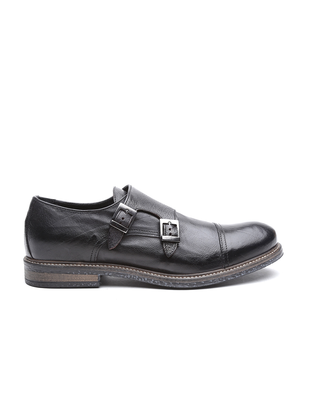 Buy Antony Morato Men Black Solid Mid Top Monks - Casual Shoes for Men ...