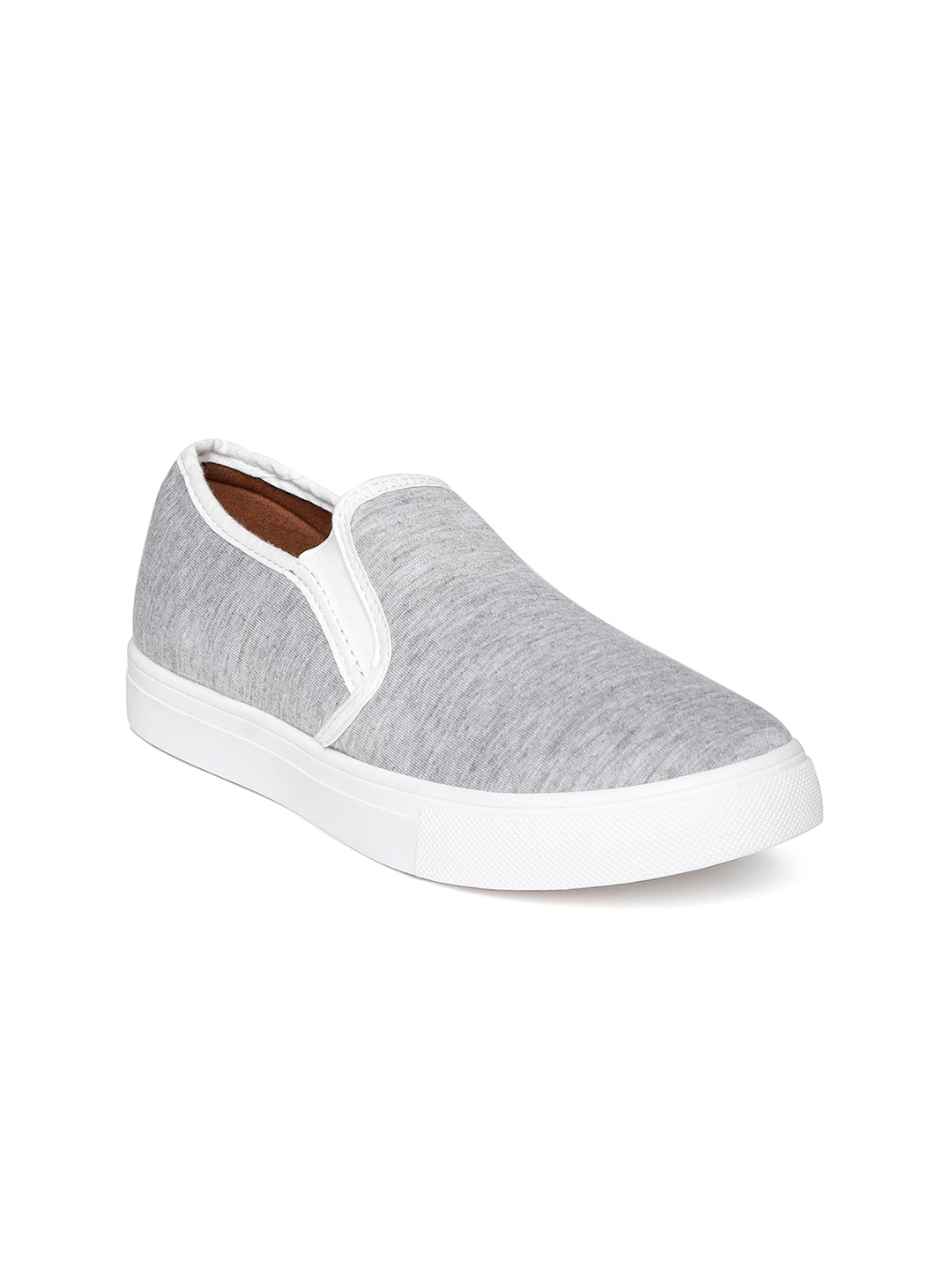 Buy People Women Grey Melange Solid Slip On Sneakers - Casual Shoes for ...