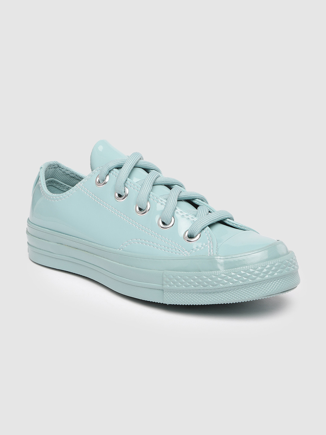 Buy Converse Women Soft Aloe Blue Solid Chuk 70 Regular Sneakers