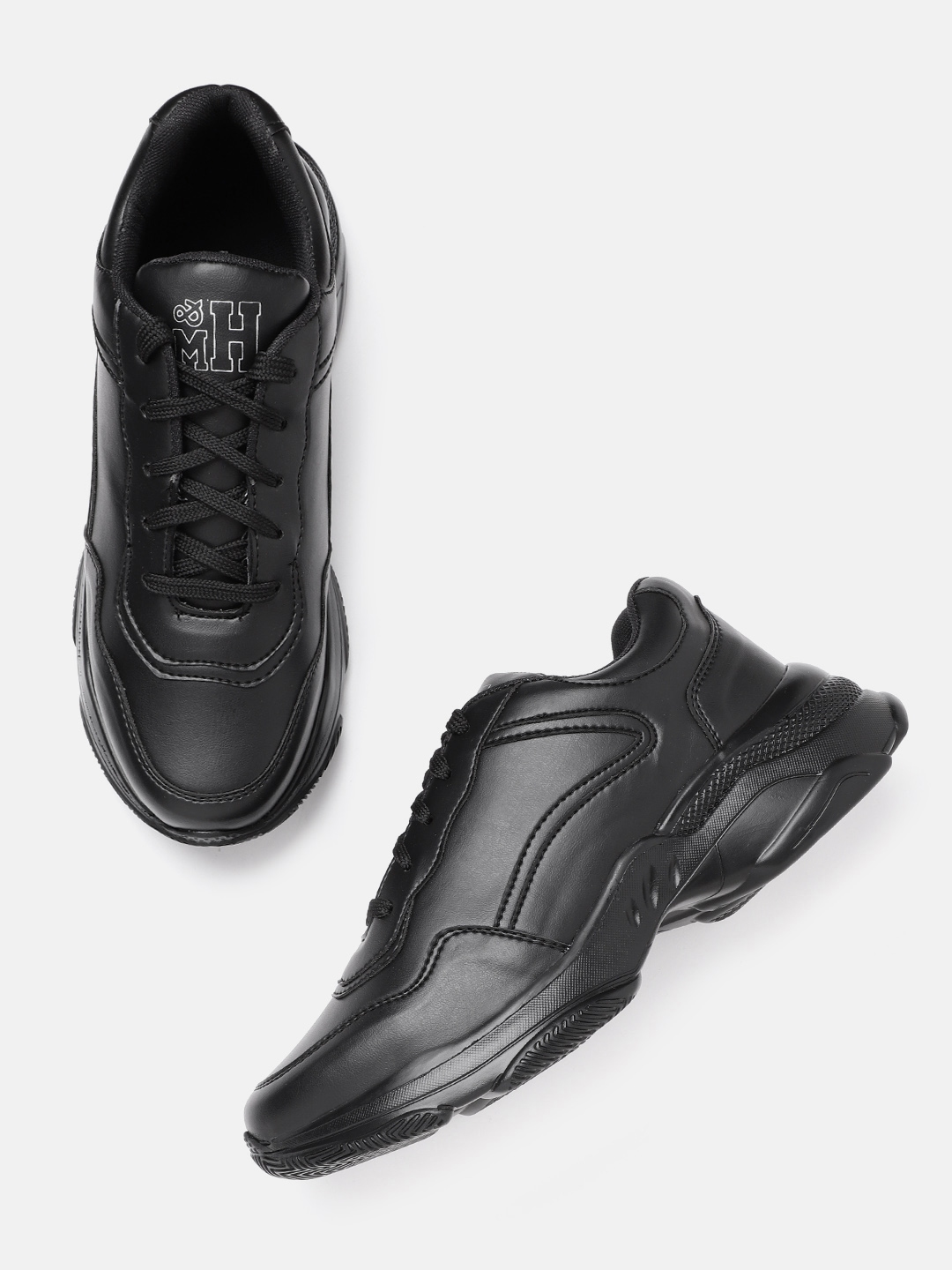 mast and harbour black sneakers