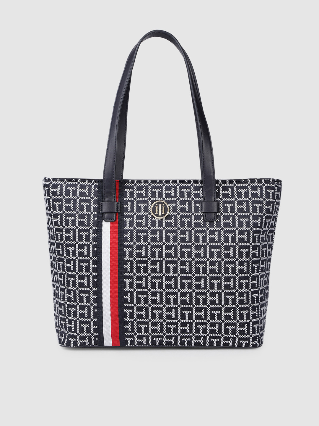 Buy Tommy Hilfiger Blue Printed Shoulder Bag Handbags for Women