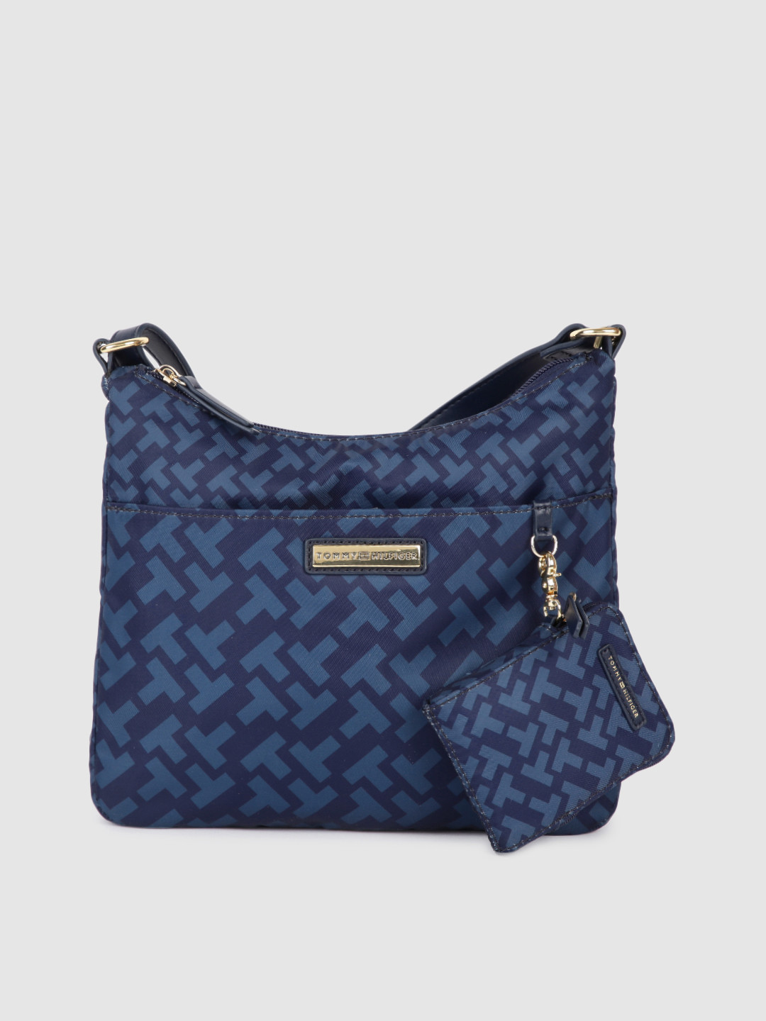 Buy Tommy Hilfiger Blue Printed NAOMI II NOV XBODY Sling Bag Handbags
