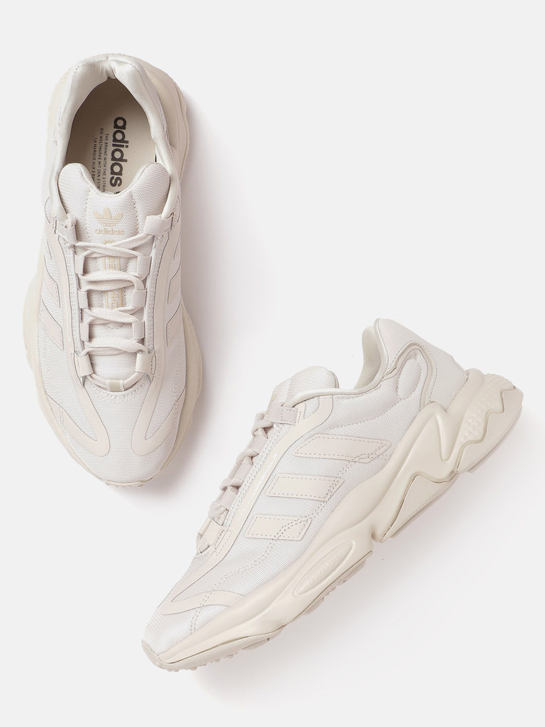Buy ADIDAS Originals Men Off White Ozweego Pure Sustainable Sneakers - Casual Shoes for Men 